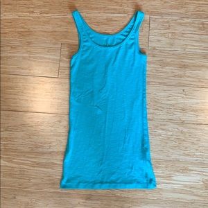 Teal tank top